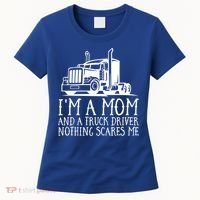 Trucker Big Rig Semigifttrailer Truck Driver Funny Trucker Cool Gift Women's T-Shirt thumb 0