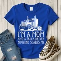 Trucker Big Rig Semigifttrailer Truck Driver Funny Trucker Cool Gift Women's T-Shirt thumb 3