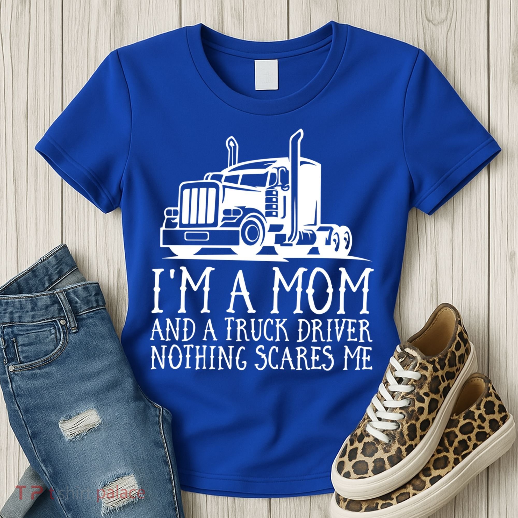 Trucker Big Rig Semigifttrailer Truck Driver Funny Trucker Cool Gift Women's T-Shirt