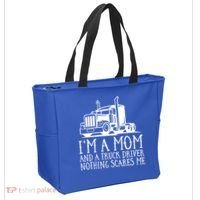Trucker Big Rig Semigifttrailer Truck Driver Funny Trucker Cool Gift Tote Bag thumb 2