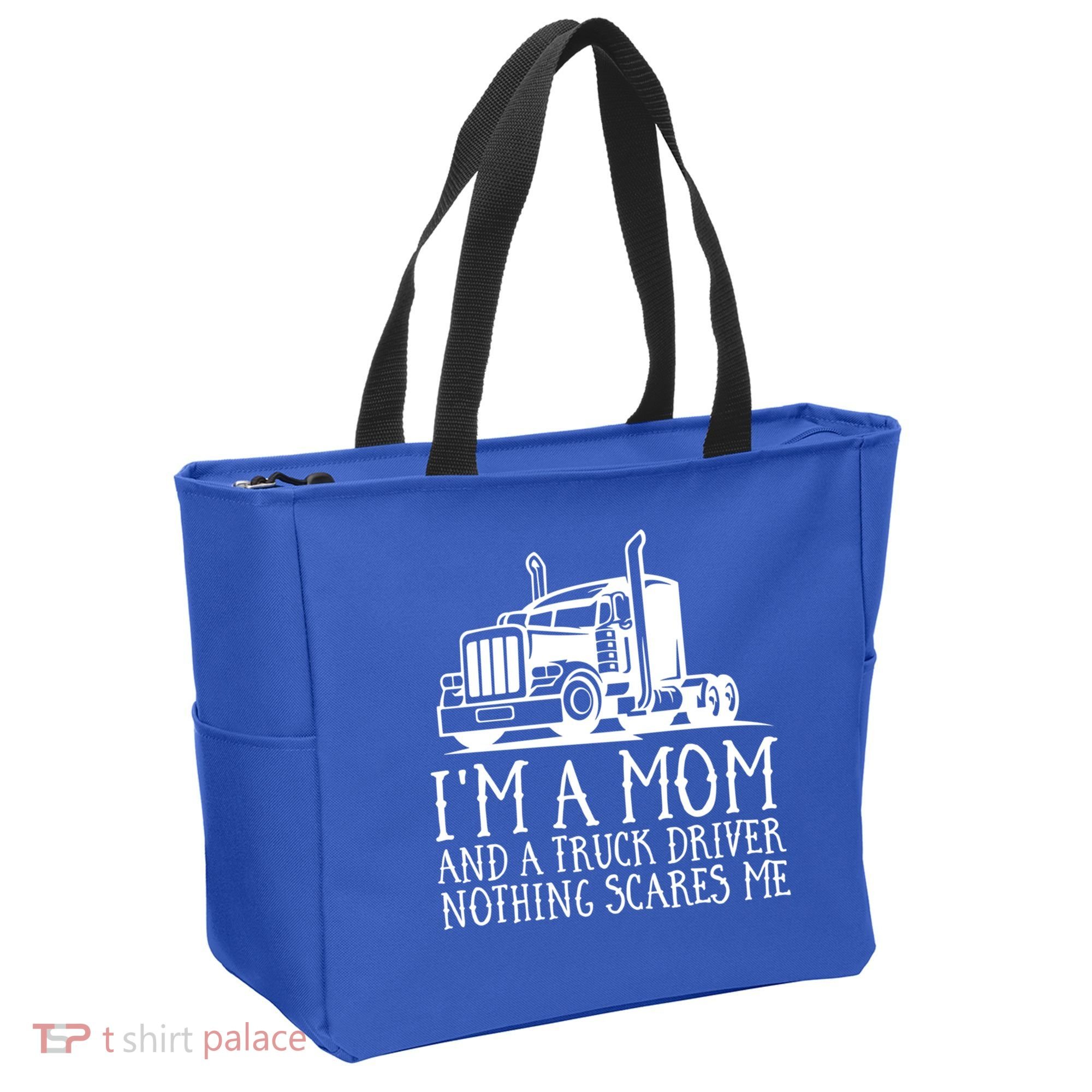 Trucker Big Rig Semigifttrailer Truck Driver Funny Trucker Cool Gift Tote Bag