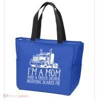 Trucker Big Rig Semigifttrailer Truck Driver Funny Trucker Cool Gift Tote Bag thumb 3