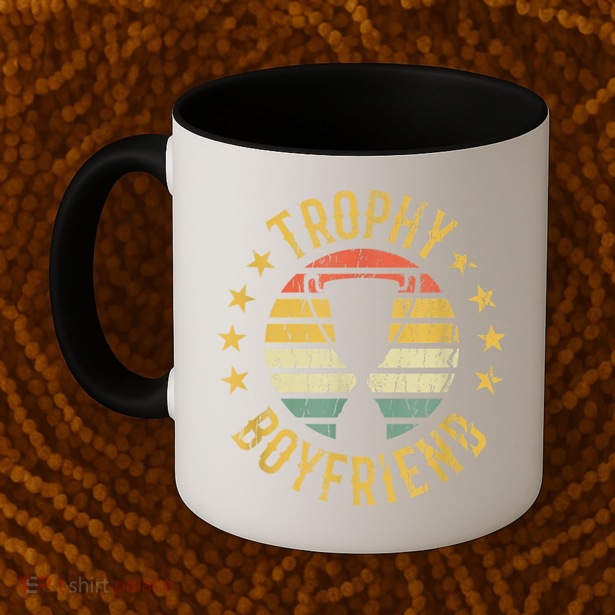 Trophy Boyfriend Retro Clothes Gift For Girlfriend Cute Valentine Gift Coffee Mug