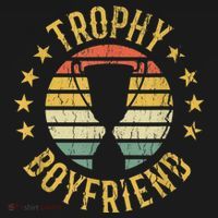 Trophy Boyfriend Retro Clothes Gift For Girlfriend Cute Valentine Gift Women's Hoodie thumb 2