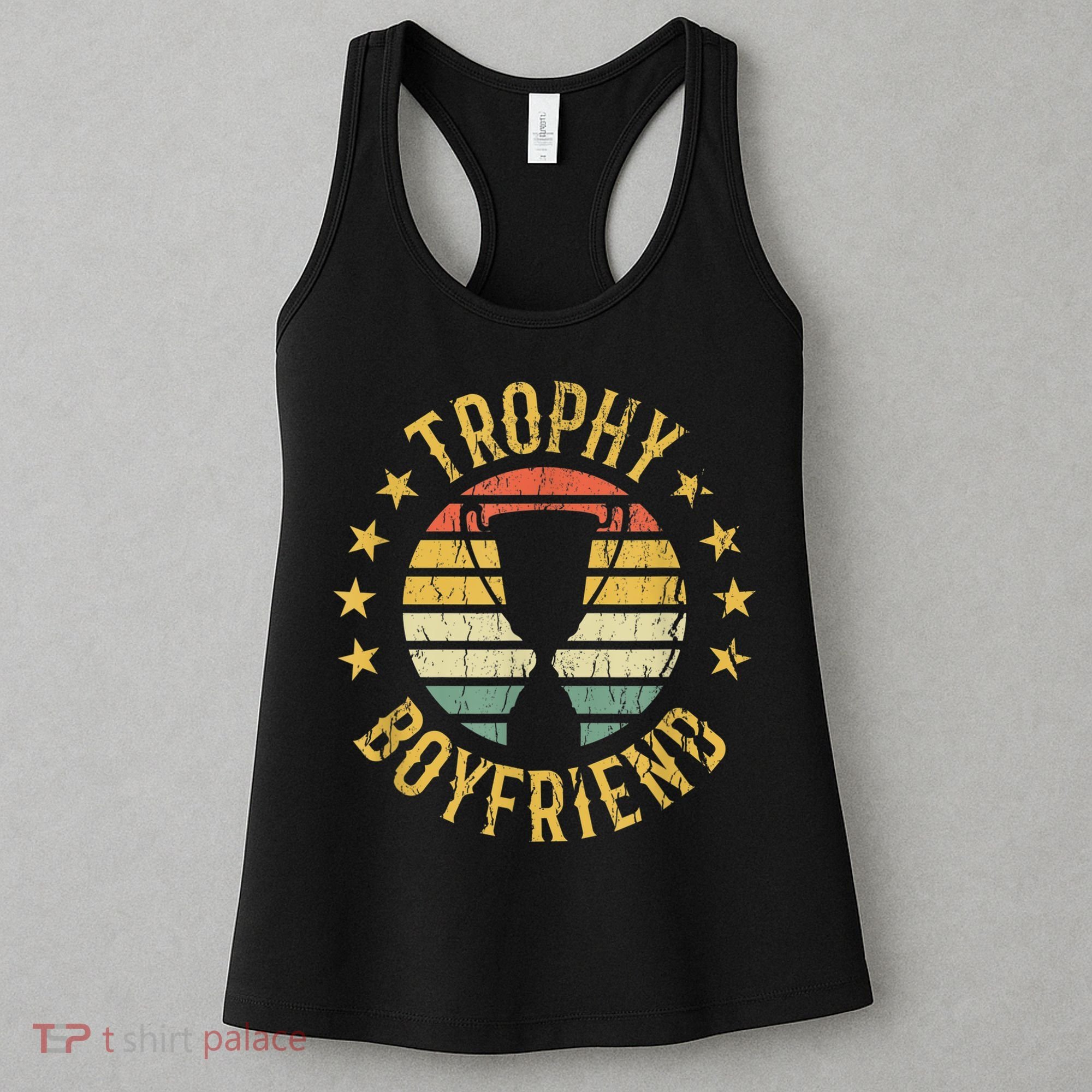 Trophy Boyfriend Retro Clothes Gift For Girlfriend Cute Valentine Gift Women's Tank Top