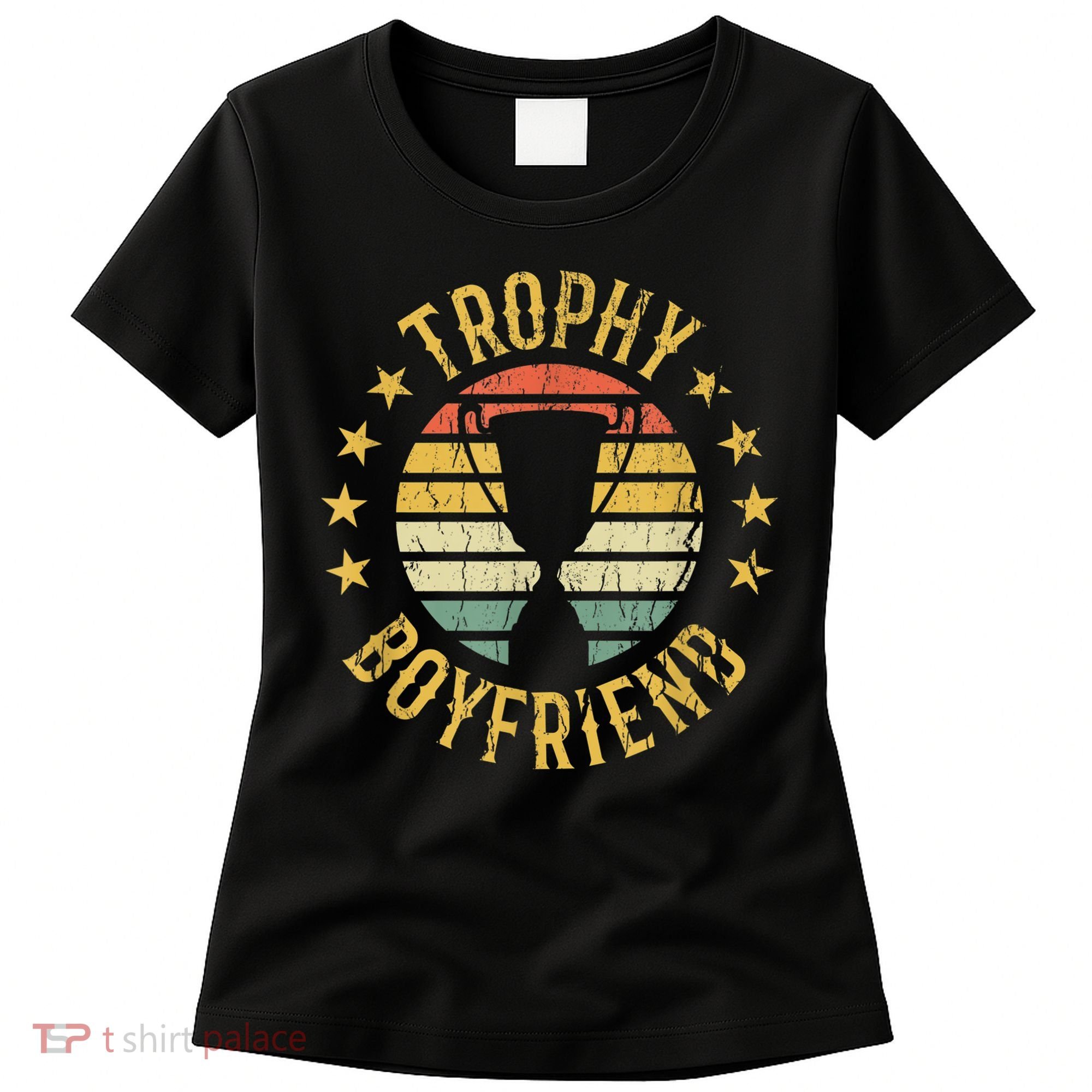 Trophy Boyfriend Retro Clothes Gift For Girlfriend Cute Valentine Gift Women's T-Shirt