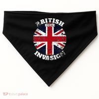 The British Rock Music Invasion USA-Made Doggie Bandana thumb 0