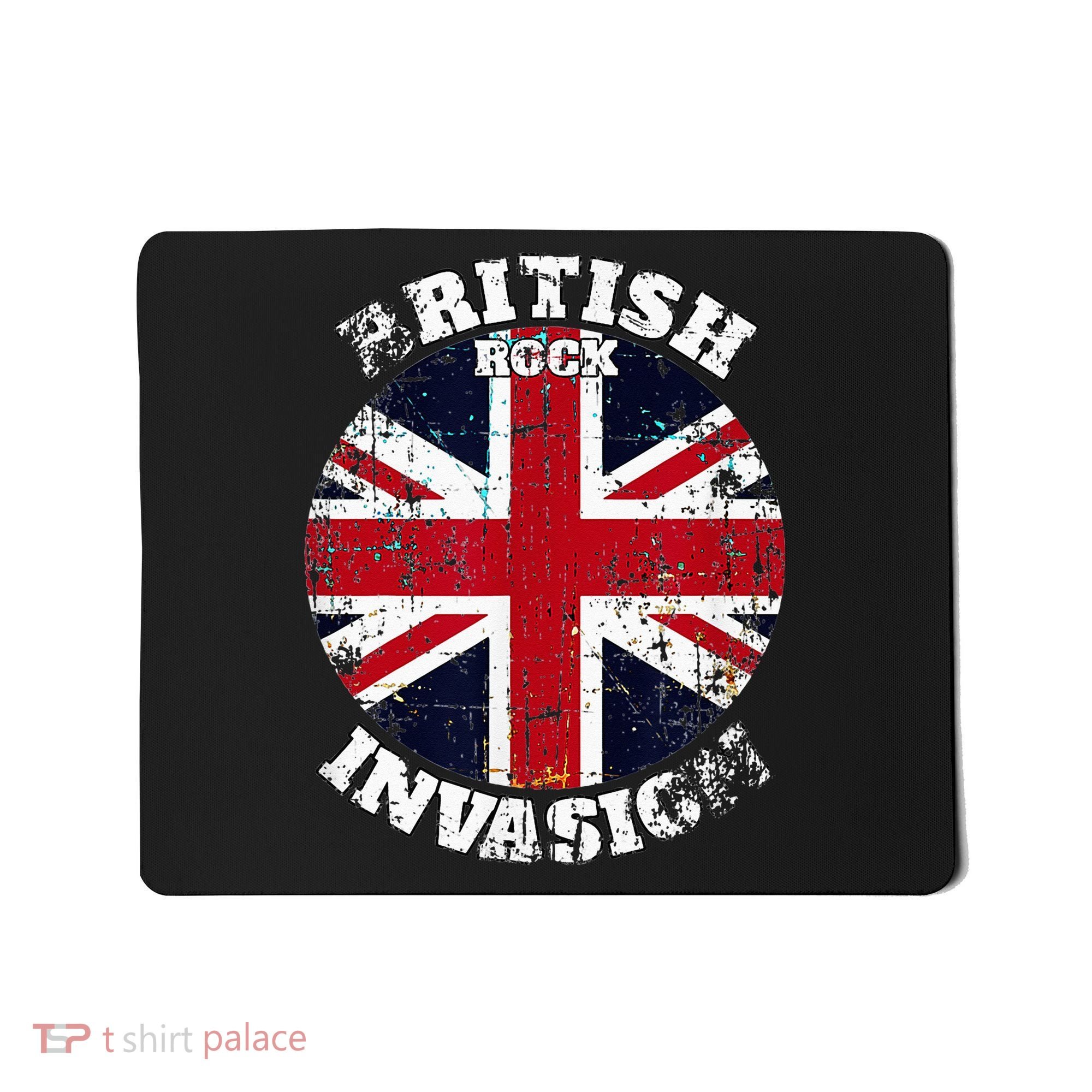 The British Rock Music Invasion Mousepad