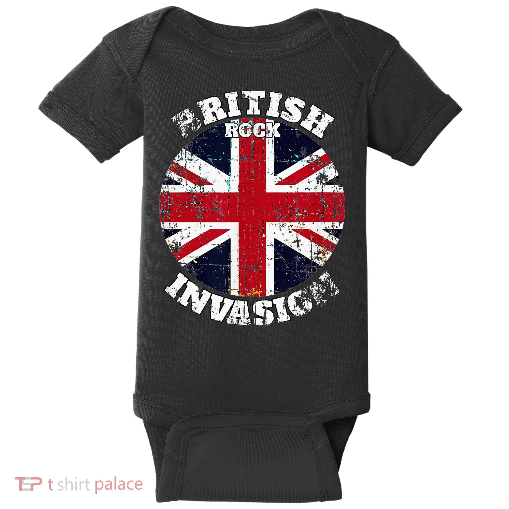 The British Rock Music Invasion Baby Bodysuit