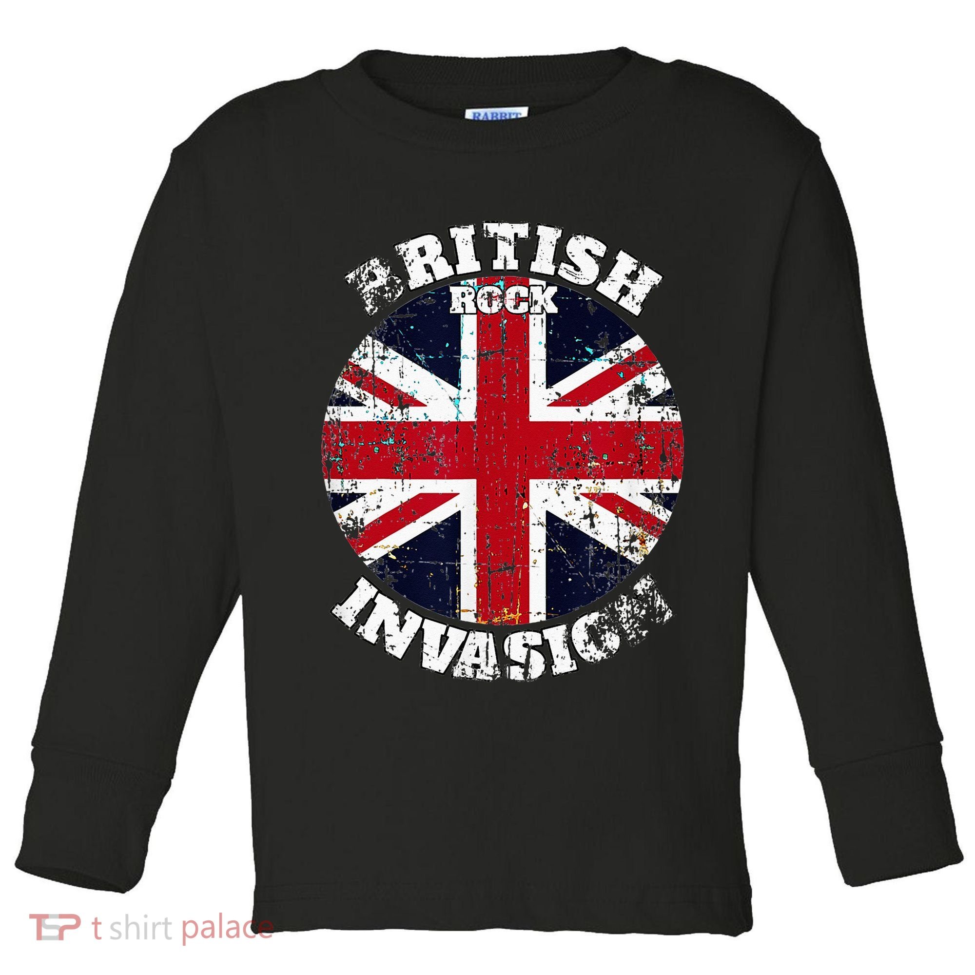 The British Rock Music Invasion Toddler Long Sleeve Shirt