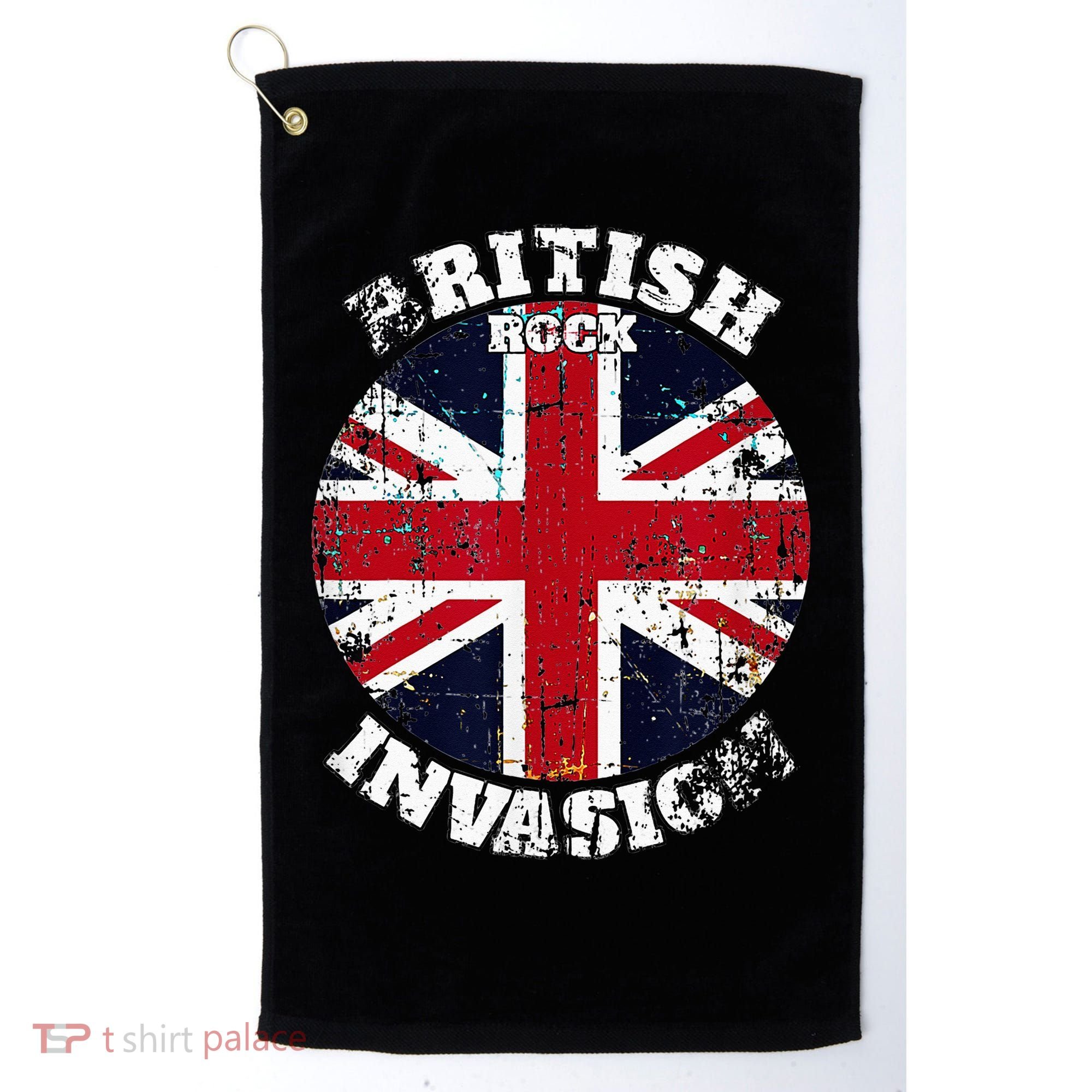 The British Rock Music Invasion Golf Towel