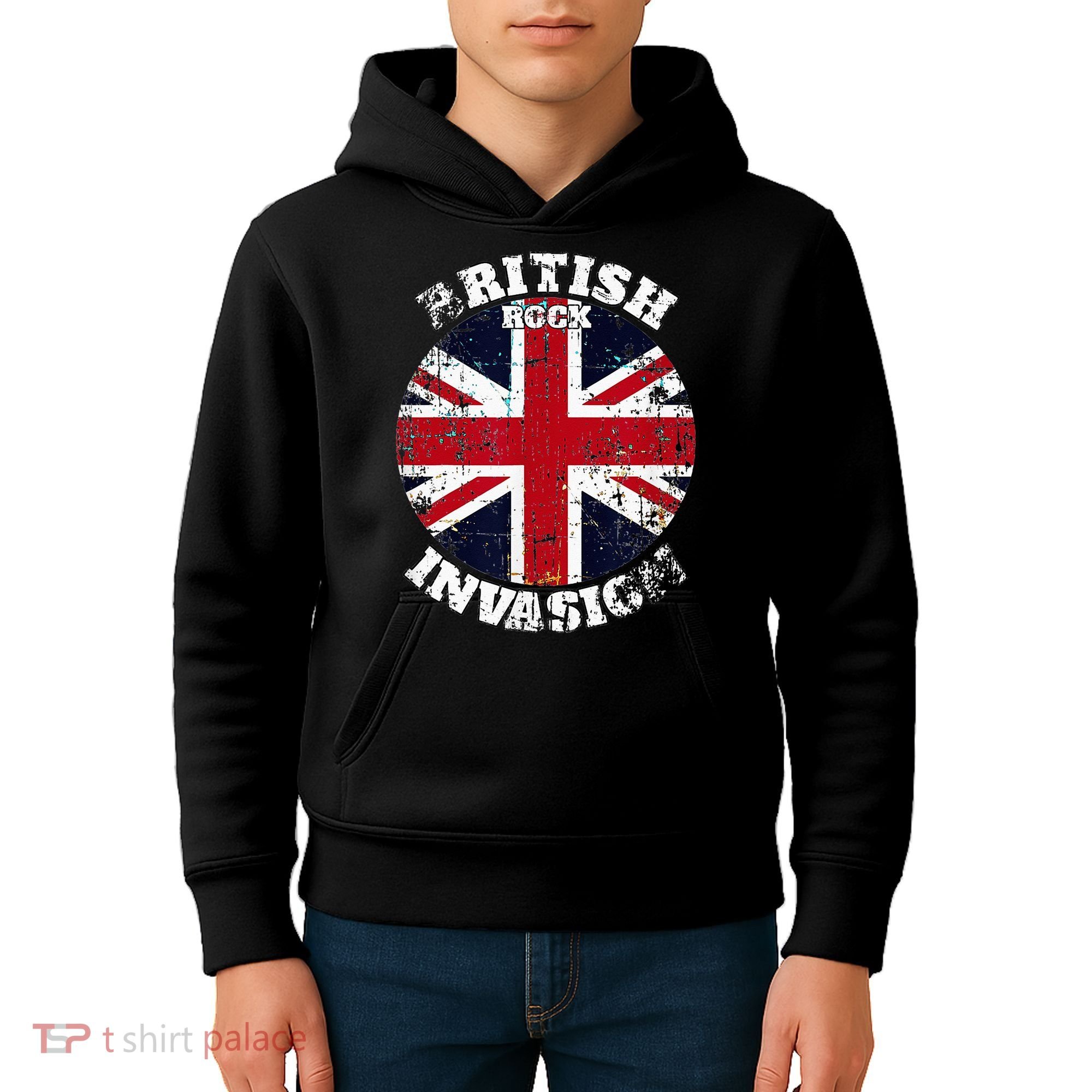 The British Rock Music Invasion Kids Hoodie