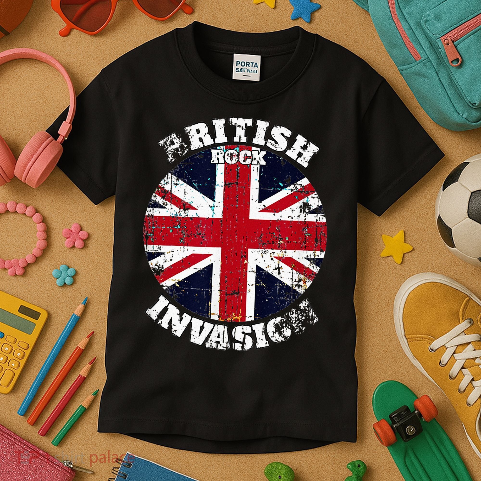 The British Rock Music Invasion Kids T-Shirt