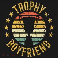 Trophy Boyfriend Retro Clothes Gift For Girlfriend Valentine Mousepad thumb 1