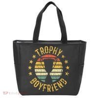 Trophy Boyfriend Retro Clothes Gift For Girlfriend Valentine Tote Bag thumb 0