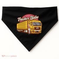 Trucker Babe Retro USA-Made Doggie Bandana thumb 0