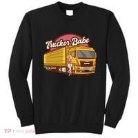 Trucker Babe Retro Sweatshirt thumb 0