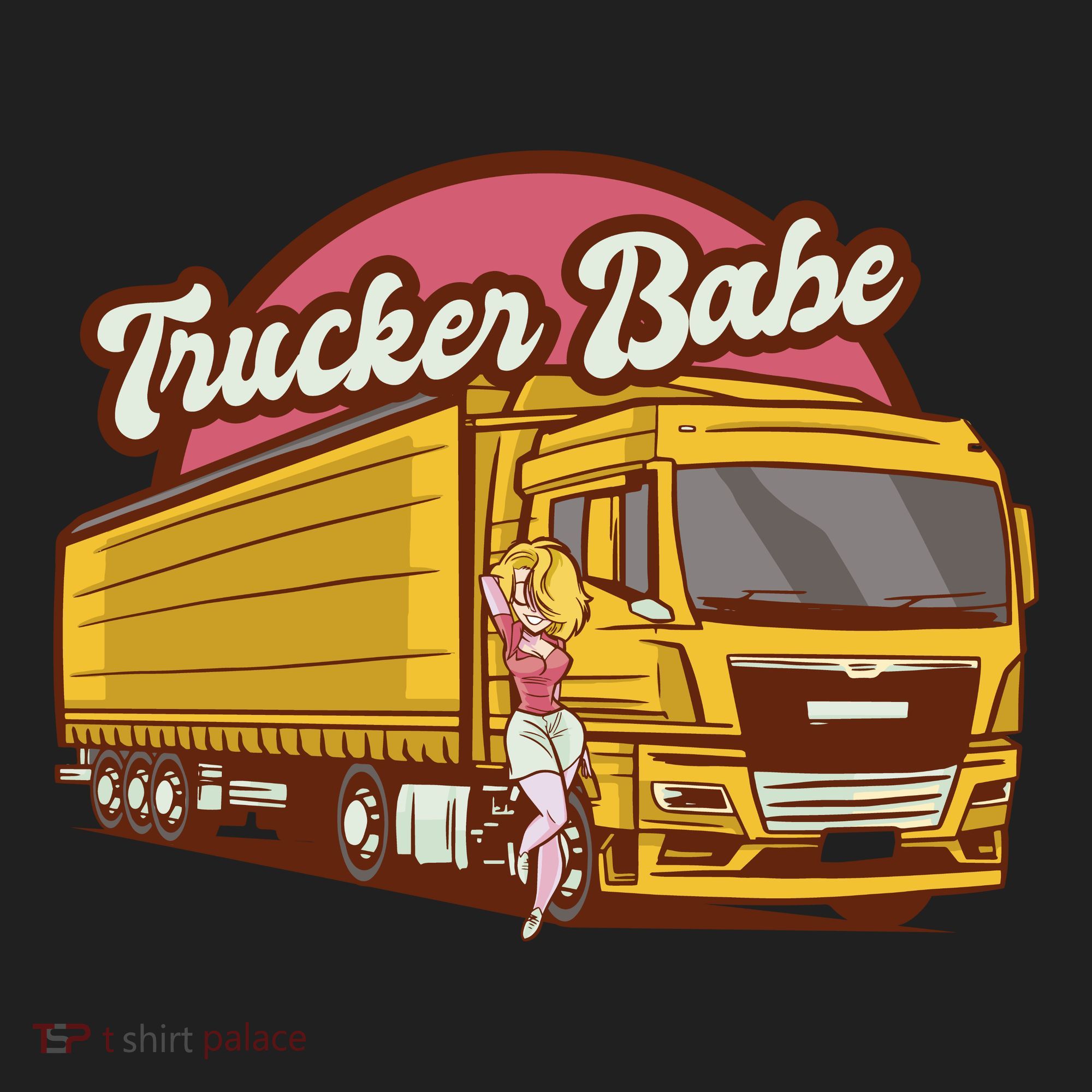 Trucker Babe Retro Beanie