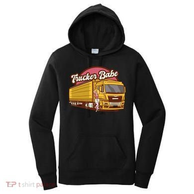 Trucker Babe Retro Women's Hoodie