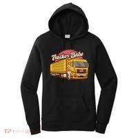 Trucker Babe Retro Women's Hoodie thumb 0