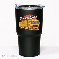 Trucker Babe Retro Tumbler thumb 0