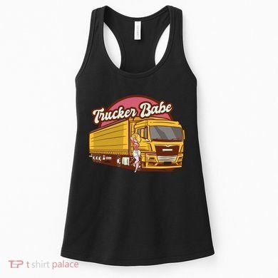 Trucker Babe Retro Women's Tank Top