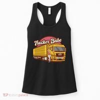 Trucker Babe Retro Women's Tank Top thumb 0