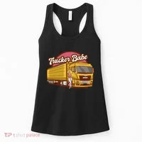 Trucker Babe Retro Women's Tank Top thumb 0