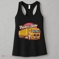 Trucker Babe Retro Women's Tank Top thumb 3
