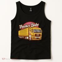 Trucker Babe Retro Tank Top thumb 2