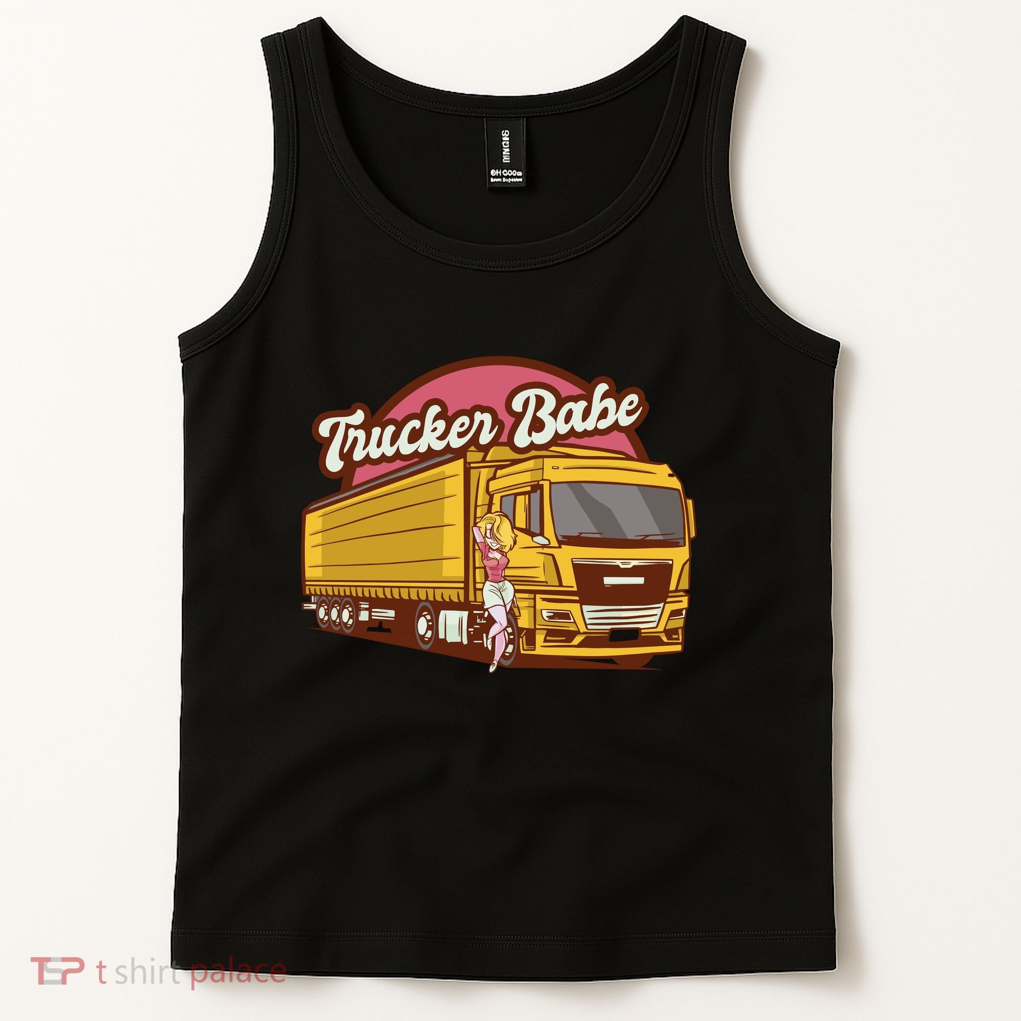 Trucker Babe Retro Tank Top