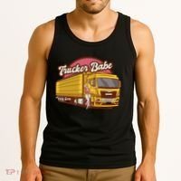 Trucker Babe Retro Tank Top thumb 3