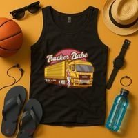 Trucker Babe Retro Tank Top thumb 4