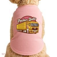 Trucker Babe Retro Doggie Tank thumb 0
