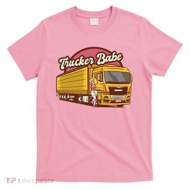 Trucker Babe Retro T-Shirt