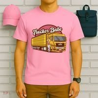 Trucker Babe Retro T-Shirt thumb 6