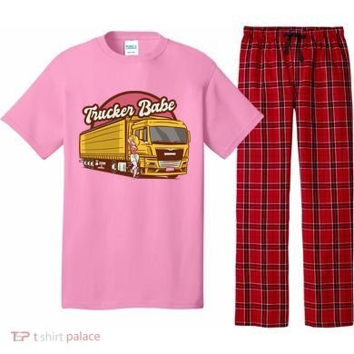 Trucker Babe Retro Pajama Set