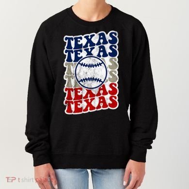 Texas Baseball Retro Sport Women's Sweatshirt