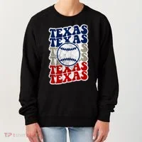 Texas Baseball Retro Sport Women's Sweatshirt thumb 0