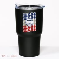 Texas Baseball Retro Sport Tumbler thumb 0