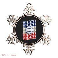 Texas Baseball Retro Sport Ornament thumb 0