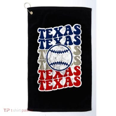 Texas Baseball Retro Sport Golf Towel