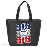Texas Baseball Retro Sport Tote Bag thumb 0