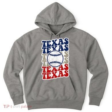 Texas Baseball Retro Sport Hoodie