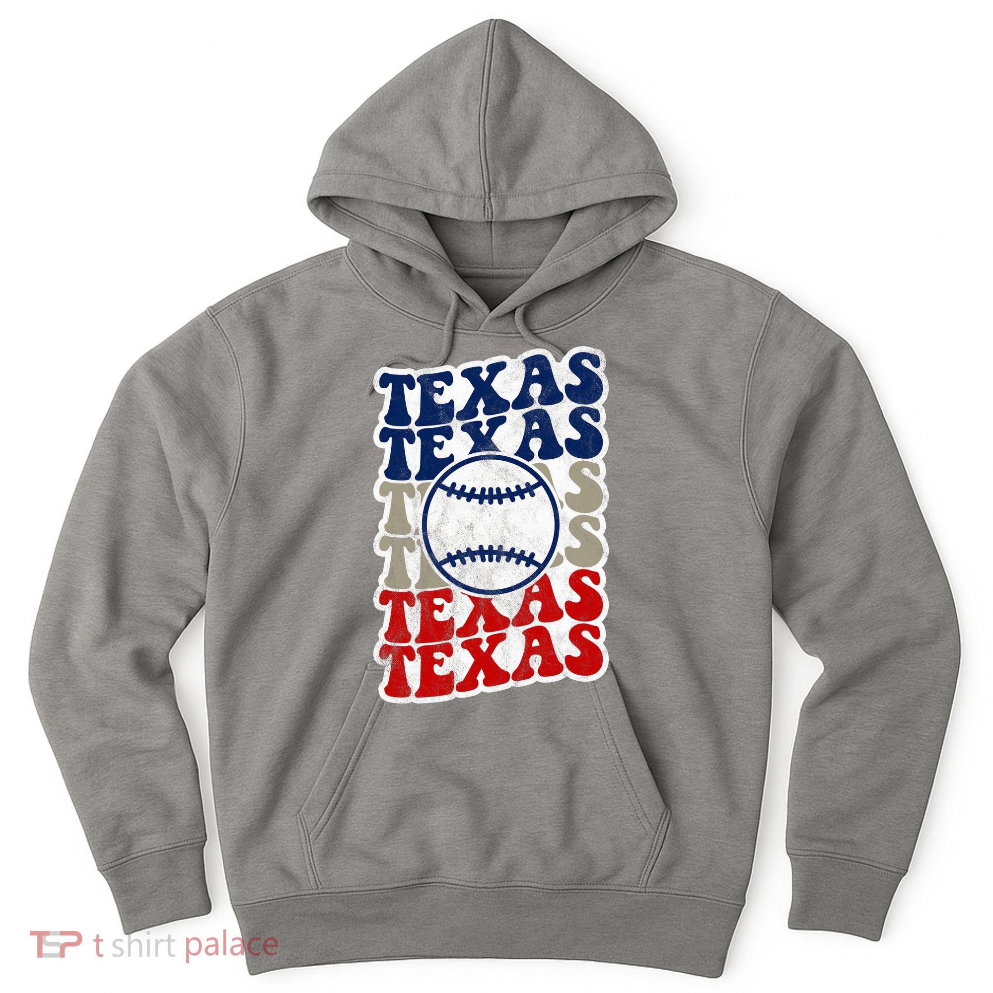 Texas Baseball Retro Sport Hoodie
