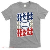 Texas Baseball Retro Sport T-Shirt thumb 0