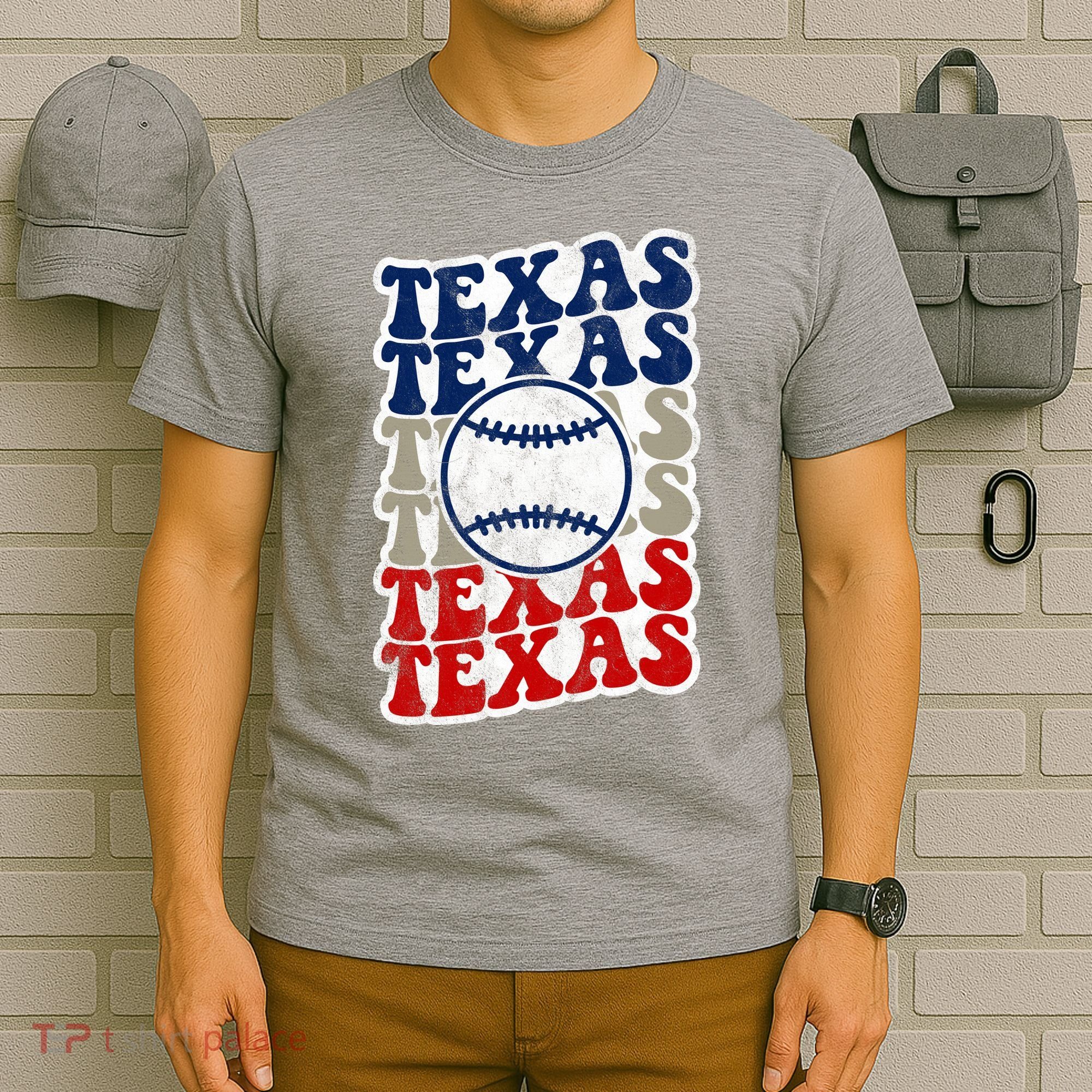 Texas Baseball Retro Sport T-Shirt