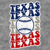 Texas Baseball Retro Sport Women's Hoodie thumb 2