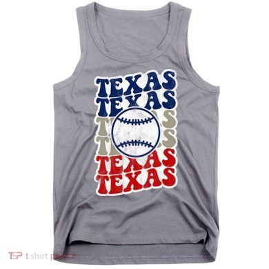 Texas Baseball Retro Sport Tank Top
