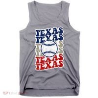 Texas Baseball Retro Sport Tank Top thumb 0